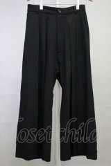 NO ID. BLACK /  ハカマトラウザーズパンツ 2 ブラック T-25-07-30-017-NO-pa-YM-ZT