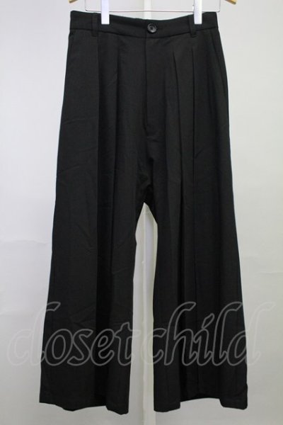 画像1: NO ID. BLACK /  ハカマトラウザーズパンツ 2 ブラック T-25-07-30-017-NO-pa-YM-ZT