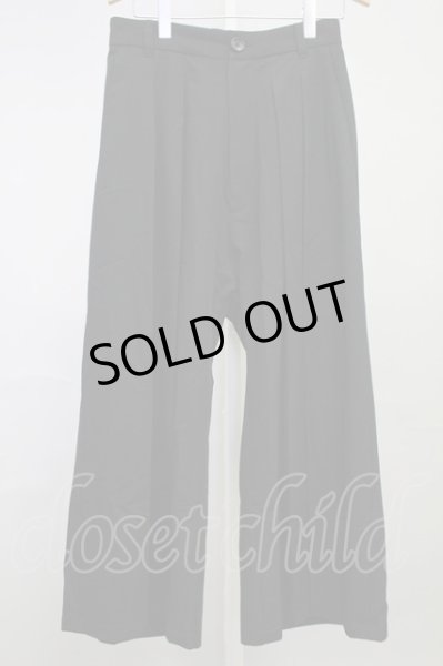 画像1: NO ID. BLACK /  ハカマトラウザーズパンツ 2 ブラック T-25-07-30-017-NO-pa-YM-ZT (1)