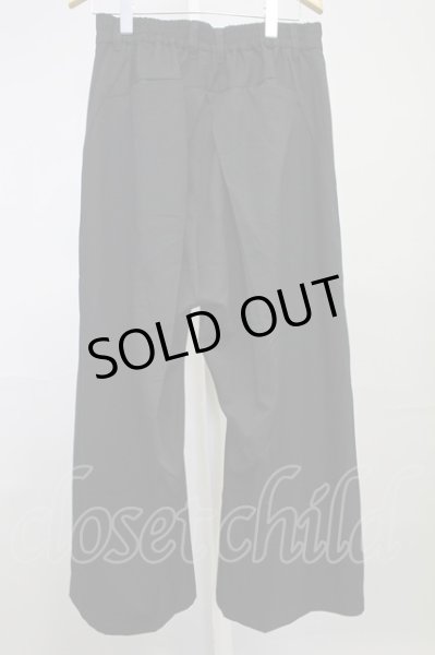 画像2: NO ID. BLACK /  ハカマトラウザーズパンツ 2 ブラック T-25-07-30-017-NO-pa-YM-ZT (2)