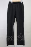 NO ID. / ワッシャーフレアパンツ 2 ブラック T-25-07-30-018-NO-pa-YM-ZT