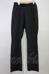 NO ID. / ワッシャーフレアパンツ 2 ブラック T-25-07-30-018-NO-pa-YM-ZT