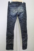 画像2: JOHNNY WOLF / EAST END-KUMADORI 2WAYデニムパンツ 1 インディゴ T-25-07-30-020-JO-pa-YM-ZT (2)