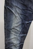 画像5: JOHNNY WOLF / EAST END-KUMADORI 2WAYデニムパンツ 1 インディゴ T-25-07-30-020-JO-pa-YM-ZT