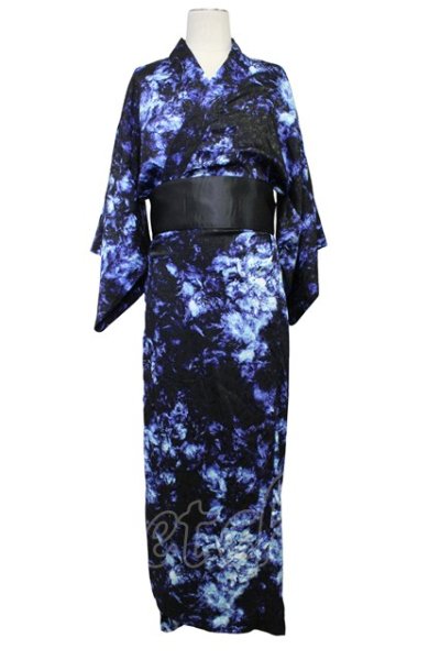 画像1: CIVARIZE / 2020国産三点セット浴衣 F ブルー T-25-07-30-021-CI-ja-YM-ZT
