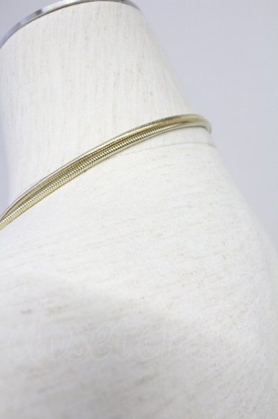 画像2: NO ID. / オーバルラリエットネックレス  ゴールド T-25-07-30-022-NO-ac-YM-ZT191 (2)