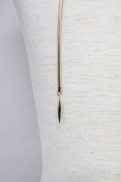 画像3: NO ID. / オーバルラリエットネックレス  ゴールド T-25-07-30-022-NO-ac-YM-ZT191 (3)