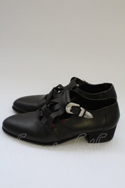 画像2: NO ID. / グルカシューズ 42(約26cm) ブラック T-25-07-30-026-NO-0-YM-ZT-S008 (2)