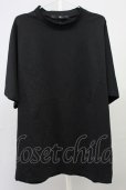 画像1: NO ID. / ドルマンスリーブモックネックTシャツ ONE ブラック T-25-07-30-004-NO-ts-YM-ZT (1)