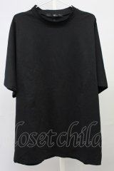 NO ID. / ドルマンスリーブモックネックTシャツ ONE ブラック T-25-07-30-004-NO-ts-YM-ZT