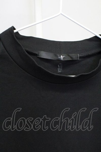 画像3: NO ID. / ドルマンスリーブモックネックTシャツ ONE ブラック T-25-07-30-004-NO-ts-YM-ZT