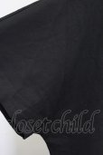 画像4: NO ID. / ドルマンスリーブモックネックTシャツ ONE ブラック T-25-07-30-004-NO-ts-YM-ZT (4)