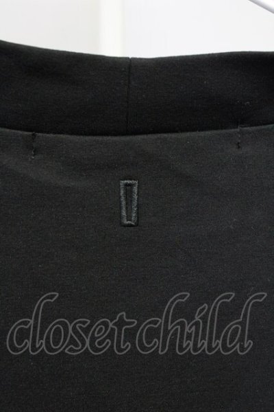 画像5: NO ID. / ドルマンスリーブモックネックTシャツ ONE ブラック T-25-07-30-004-NO-ts-YM-ZT
