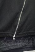 画像5: NO ID. BLACK /  レイヤードスラッシュZIP BIG Tシャツ ONE ブラックｘグレー T-25-07-30-005-NO-to-YM-ZT (5)
