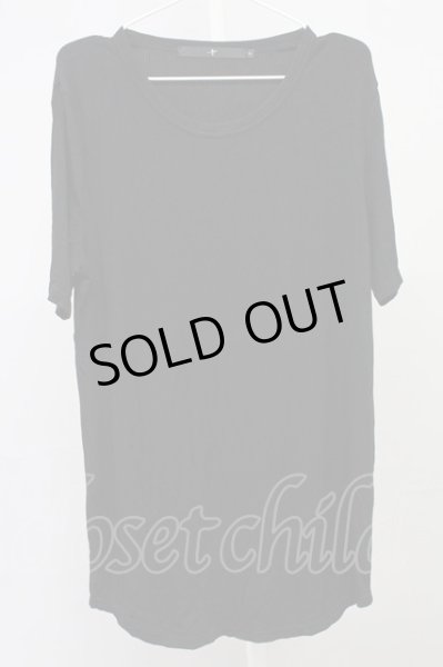 画像1: NO ID. / テレコラウンドC-N-T Tシャツ 2 ブラック T-25-07-30-006-NO-ts-YM-ZT (1)