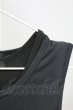 画像3: NO ID. BLACK / アシンメトリーレイヤードタンクトップ ONE ブラックｘブラック T-25-07-30-001-NO-to-YM-ZT (3)