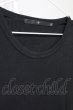 画像3: NO ID. / テレコラウンドC-N-T Tシャツ 2 ブラック T-25-07-30-006-NO-ts-YM-ZT (3)
