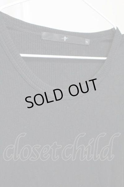 画像3: NO ID. / テレコラウンドC-N-T Tシャツ 2 ブラック T-25-07-30-006-NO-ts-YM-ZT (3)