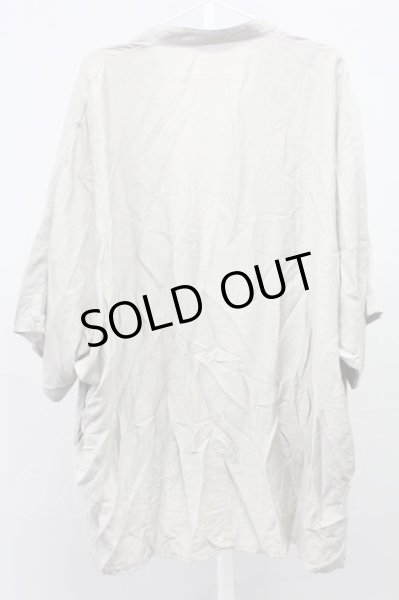 画像2: NO ID. BLACK / バンドカラーVNドルマンスリーブBIGシャツ ONE グレイベージュ T-25-07-30-007-NO-sh-YM-ZT (2)