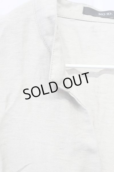 画像3: NO ID. BLACK / バンドカラーVNドルマンスリーブBIGシャツ ONE グレイベージュ T-25-07-30-007-NO-sh-YM-ZT (3)