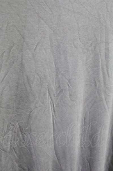 画像6: NO ID. BLACK / ストール付ドルマンスリーブカットソー ONE グレー T-25-07-30-008-NO-to-YM-ZT185 (6)