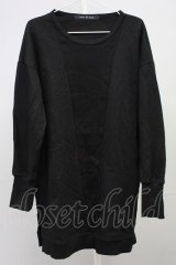 NO ID. BLACK / BIGガゼットプルオーバー ONE ブラック T-25-07-30-010-NO-to-YM-ZT