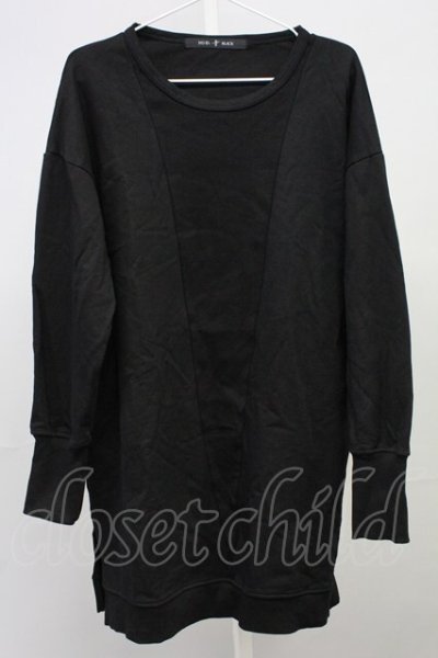 画像1: NO ID. BLACK / BIGガゼットプルオーバー ONE ブラック T-25-07-30-010-NO-to-YM-ZT