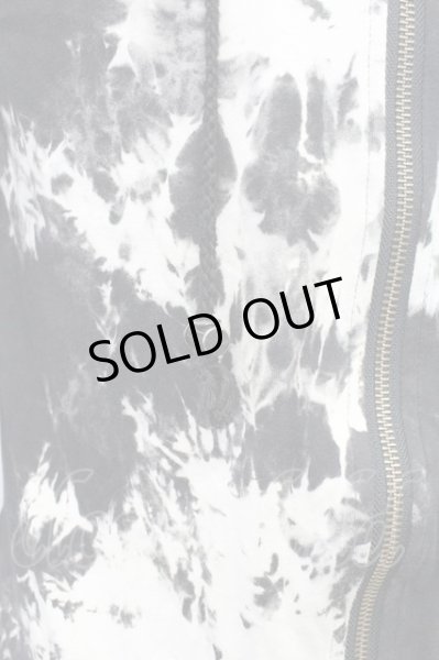 画像4: FUGA / タイダイブリーチ五分袖パーカー 44 ブラック T-25-07-30-011-FU-to-YM-ZT (4)