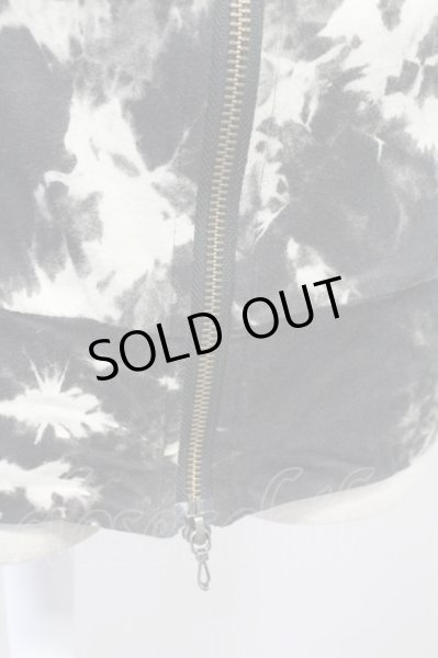 画像5: FUGA / タイダイブリーチ五分袖パーカー 44 ブラック T-25-07-30-011-FU-to-YM-ZT (5)