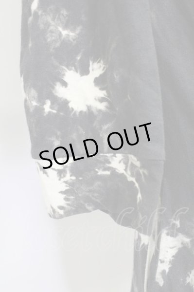 画像6: FUGA / タイダイブリーチ五分袖パーカー 44 ブラック T-25-07-30-011-FU-to-YM-ZT (6)