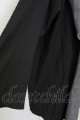 画像4: NO ID. BLACK / ドレープフードガウン ONE グレーｘブラック T-25-07-30-012-NO-to-YM-ZT (4)