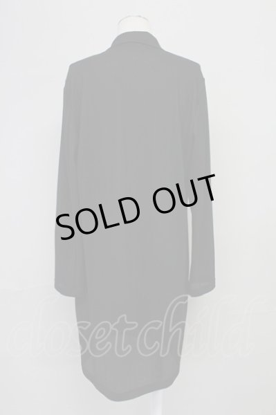 画像2: NO ID. / メッシュジャージーショールカラーガウン 1 ブラック T-25-07-30-014-NO-to-YM-ZT188 (2)