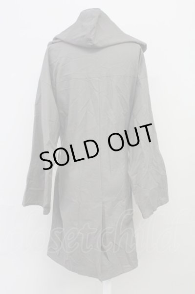 画像2: NO ID. BLACK / タイロッケンフードガウン ONE グレー T-25-07-30-015-NO-ja-YM-ZT (2)