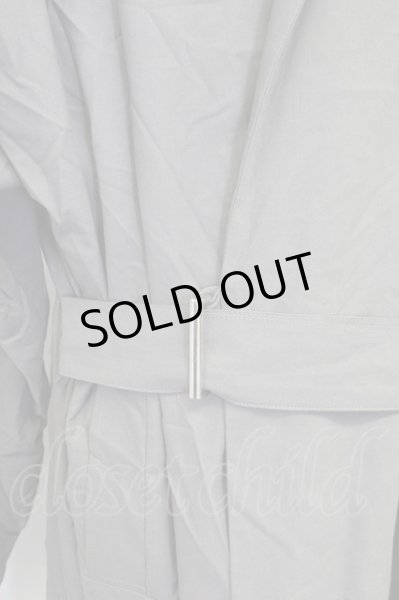 画像3: NO ID. BLACK / タイロッケンフードガウン ONE グレー T-25-07-30-015-NO-ja-YM-ZT (3)