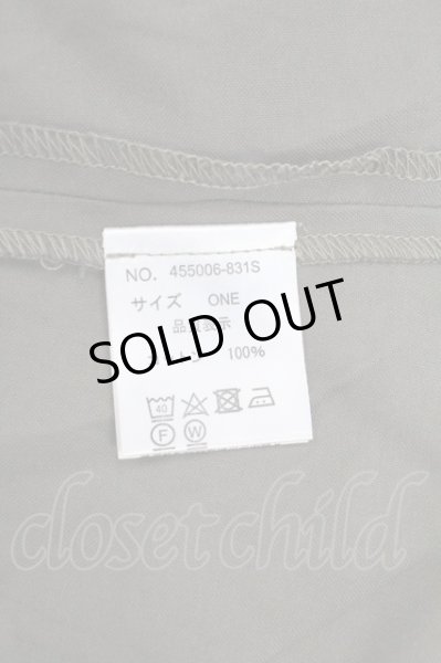 画像6: NO ID. BLACK / タイロッケンフードガウン ONE グレー T-25-07-30-015-NO-ja-YM-ZT (6)