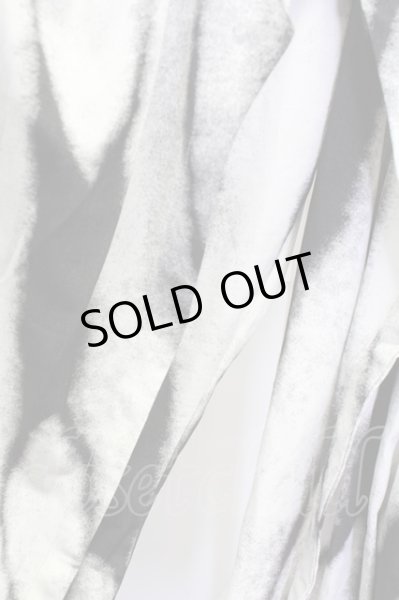 画像3: NO ID. BLACK / ドレープラップイージートラウザーズパンツ 2 ブラックxホワイト T-25-07-30-016-NO-pa-YM-ZT188 (3)