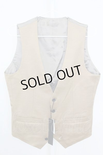 画像1: TORNADO MART / 綿麻ジレ ベスト S ダークベージュ T-25-08-06-001-TO-to-YM-ZT106 (1)