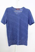 TORNADO MART / ダイヤタックJQジャージーTシャツ M ブルー T-25-08-06-016-TO-ts-YM-ZT