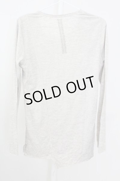 画像2: goa / バックラインイレヘムカットソー  グレー T-25-08-06-017-go-to-YM-ZT (2)