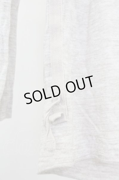 画像4: goa / バックラインイレヘムカットソー  グレー T-25-08-06-017-go-to-YM-ZT (4)