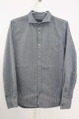 画像1: GOSTAR DE FUGA / ショートカラーストレッチシャツ 44 グレー T-25-08-06-020-GO-sh-YM-ZT (1)