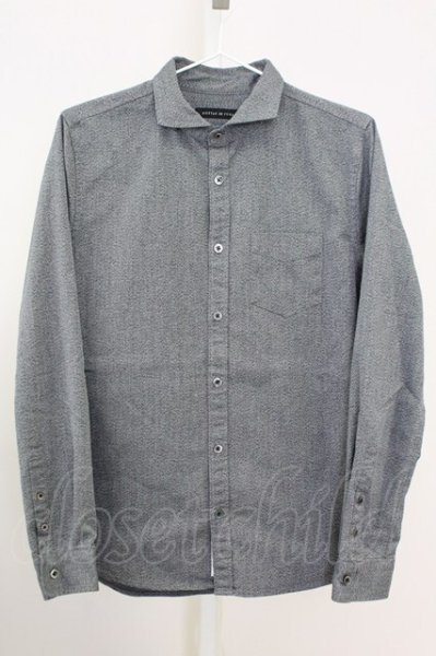 画像1: GOSTAR DE FUGA / ショートカラーストレッチシャツ 44 グレー T-25-08-06-020-GO-sh-YM-ZT107 (1)