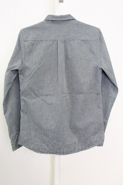 画像2: GOSTAR DE FUGA / ショートカラーストレッチシャツ 44 グレー T-25-08-06-020-GO-sh-YM-ZT