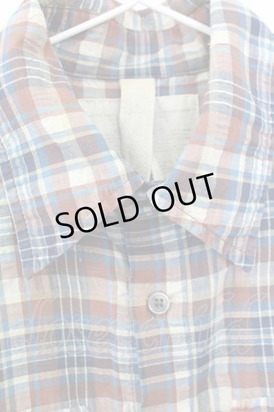 画像3: goa / チェックシャツ M ブラウン T-25-08-06-021-go-sh-YM-ZT107 (3)