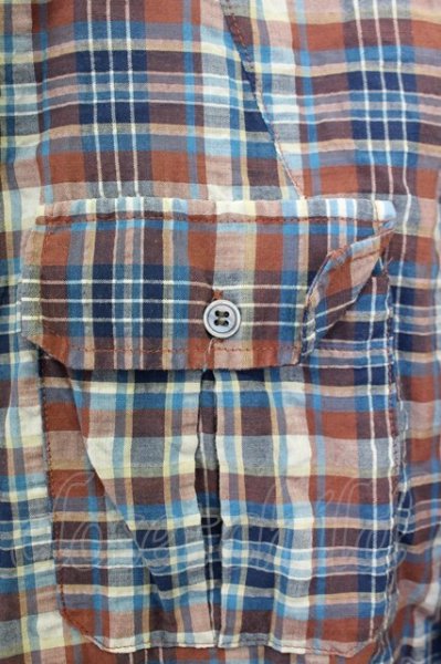 画像4: goa / チェックシャツ M ブラウン T-25-08-06-021-go-sh-YM-ZT107 (4)