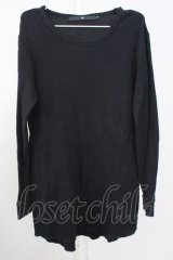 NO ID. / スーパーストレッチベアサーマルC/Nラウンドカットソー 1 ブラック T-25-08-06-025-NO-to-YM-ZT
