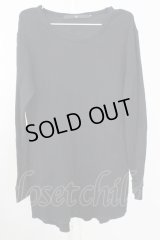 NO ID. / スーパーストレッチベアサーマルC/Nラウンドカットソー 1 ブラック T-25-08-06-025-NO-to-YM-ZT111