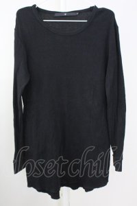 NO ID. / スーパーストレッチベアサーマルC/Nラウンドカットソー 1 ブラック T-25-08-06-025-NO-to-YM-ZT111