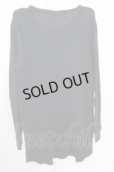 画像2: NO ID. / スーパーストレッチベアサーマルC/Nラウンドカットソー 1 ブラック T-25-08-06-025-NO-to-YM-ZT111 (2)