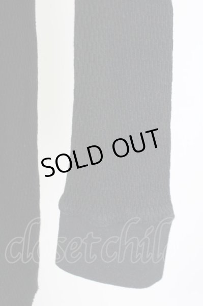 画像4: NO ID. / スーパーストレッチベアサーマルC/Nラウンドカットソー 1 ブラック T-25-08-06-025-NO-to-YM-ZT111 (4)